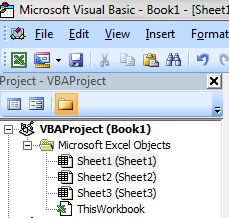 Excel-VBA - Project Window -2