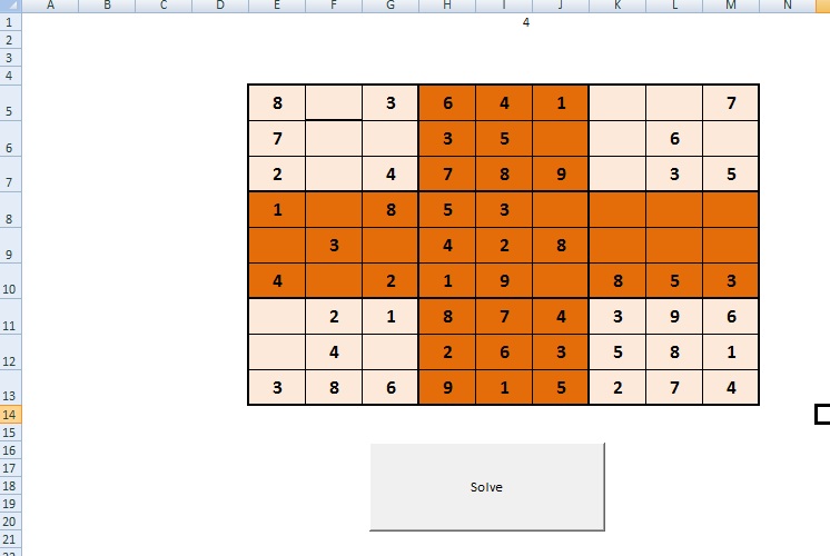 Excel Formulas Based Sudoku Solver - Excel Hero Blog